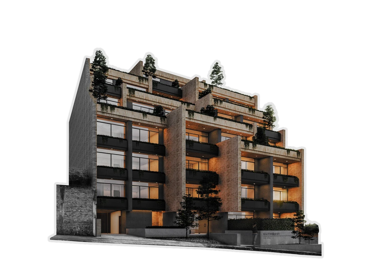 Render del proyecto Suites Spot